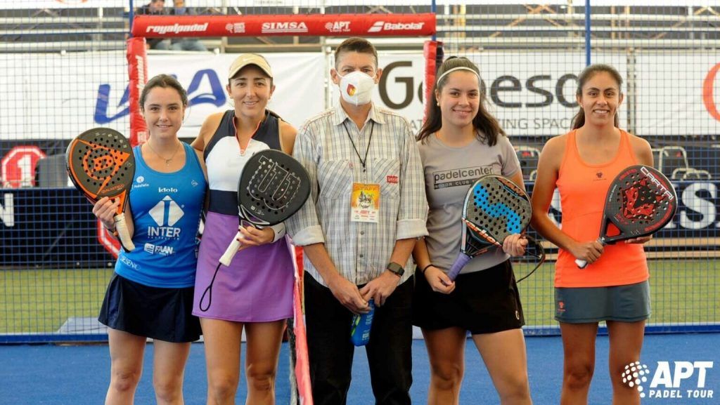 Las cuatro finalistas femeninas del Torreón Open de APT