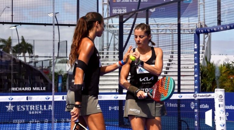 Alejandra Salazar y Gemma Triay, directas hacia la Final del Miami Padel Open