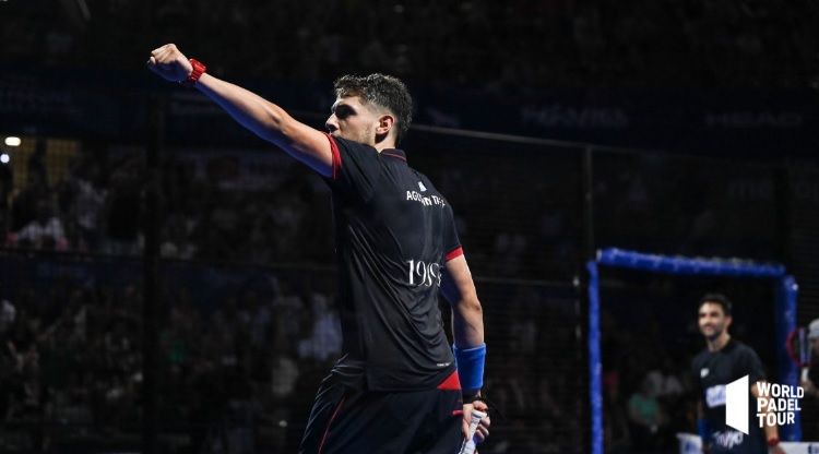 Agustín Tapia, en la semifinal del Human French Padel Open 2022