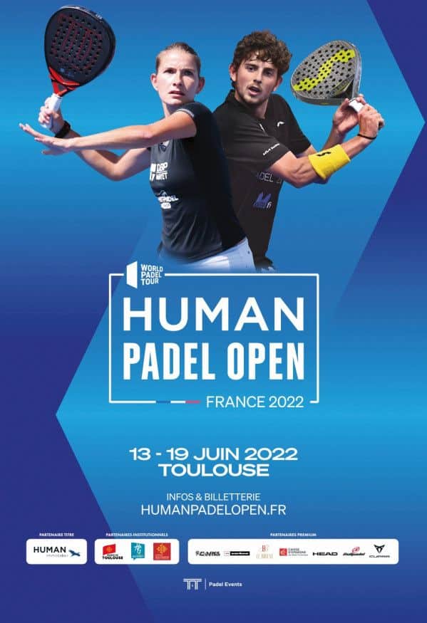 Cartel Human French Padel Open 2022 en directo streamings
